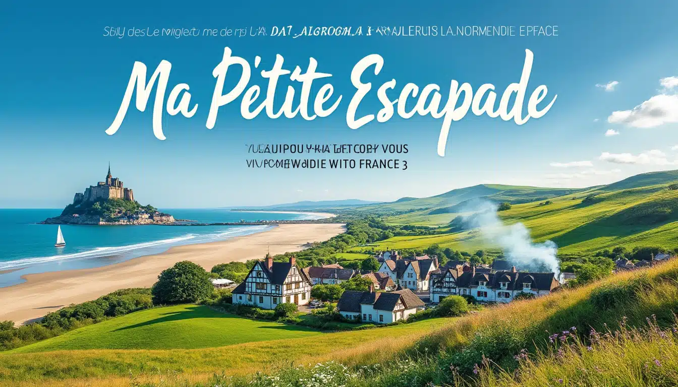 découvrez la normandie comme jamais auparavant avec 'ma petite escapade', le nouveau magazine de france 3. éveillez votre esprit d'aventure à travers des paysages à couper le souffle, une riche histoire et des expériences uniques. partez à la rencontre des trésors cachés et des traditions locales qui font le charme de cette région.