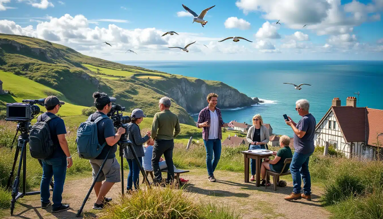 découvrez les coulisses de l'émission 'ma petite escapade' en pleine réalisation dans le pittoresque nord cotentin. suivez notre aventure à travers des paysages enchanteurs, des rencontres authentiques et des découvertes surprenantes qui révèlent la beauté de cette région unique. ne manquez pas ces moments de partage et d'évasion !
