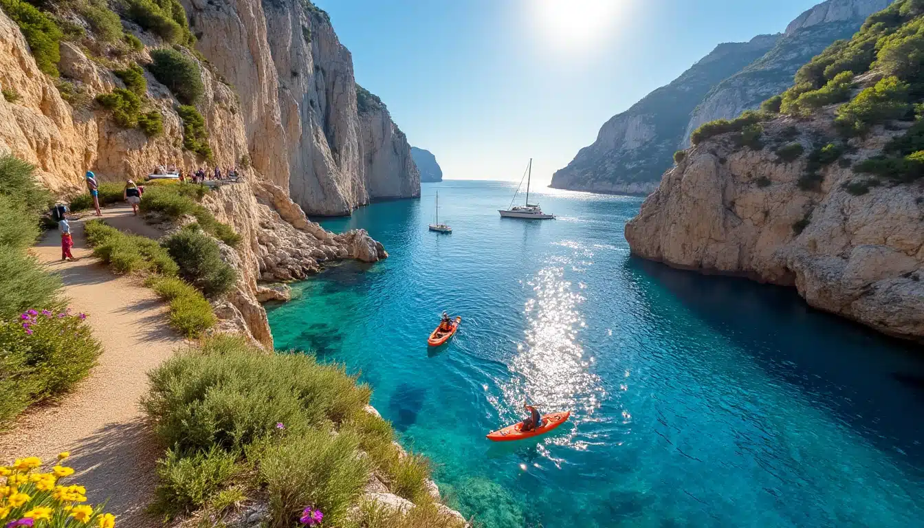 découvrez les paysages époustouflants des calanques de la côte bleue et plongez dans une aventure inoubliable. émerveillez-vous devant la beauté naturelle, explorez des sentiers pittoresques et profitez d'activités en plein air qui raviront les amoureux de la nature.