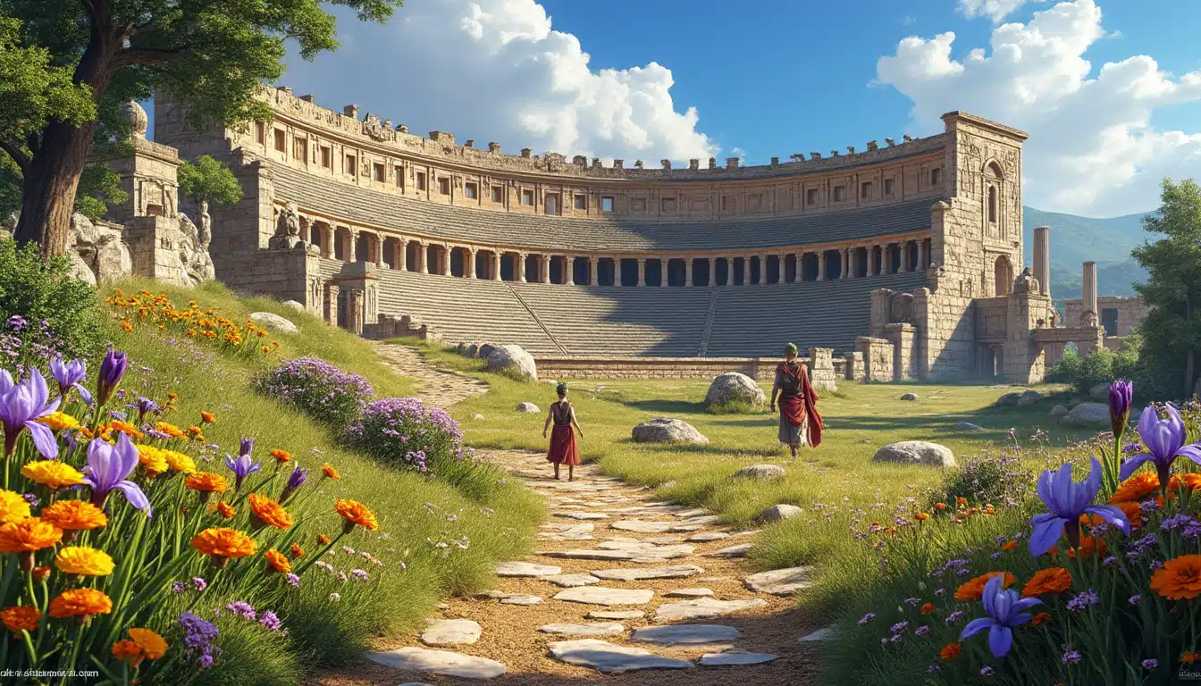 plongez dans l'histoire fascinante de sanxay, un site archéologique gallo-romain exceptionnel. explorez ses vestiges majestueux, ses monuments antiques et laissez-vous transporter à travers les siècles lors de cette aventure inoubliable au cœur de la culture gallo-romaine.