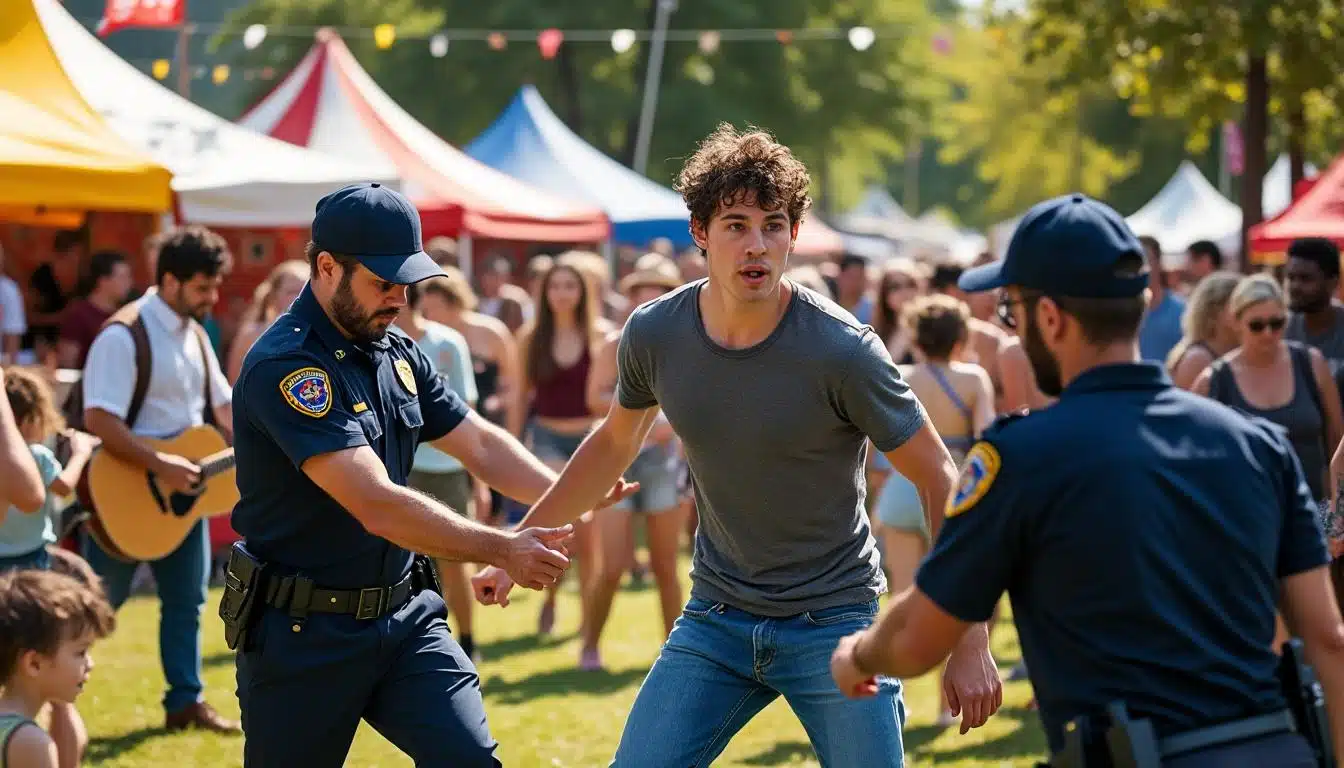 découvrez les détails troublants de la tentative d'évasion infructueuse d'un suspect d'agression sexuelle lors du festival rencontres et racines. cet événement a suscité une vive réaction du public et des forces de l'ordre.